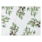Nappe L'île méditerranéenne grecque Feuille d'olive (Devant (Horizontal))