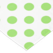 Nappe Lime et pois blancs (Angle)