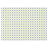Nappe Lime Green et Pois bleu marine sur blanc (Devant (Horizontal))