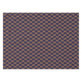 Nappe Lion médiéval Blue Fleur de Lis d'or (Devant (Horizontal))