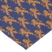 Nappe Lion médiéval Blue Fleur de Lis d'or (Angle)
