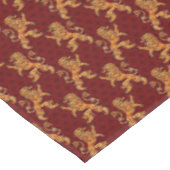 Nappe Lion médiéval Red Fleur de Lis d'or (Angle)