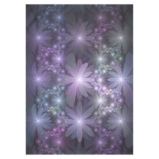 Nappe Lit de fleurs Art Fractal Abstrait tendance brilla (Devant)