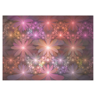 Nappe Lit De Fleurs Coloré brillant Abstrait Fractage Ar