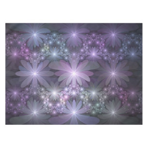 Nappe Lit de fleurs tendance brillant art fractal abstra