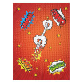 Nappe Livre de bande dessinée Exclamations Red (Devant)