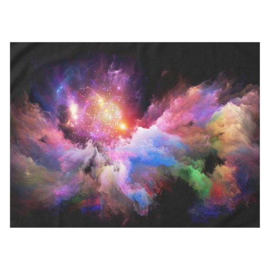 Nappe L'oeuvre Cloud de SlipperyJoe abstraite surre vibr (Devant (Horizontal))