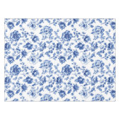Nappe Logiciel Floral bleu vintage style botanique (Devant (Horizontal))