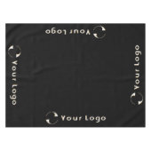 Nappe Logo d'affaires Marque commerciale minimale Noir (Devant (Horizontal))