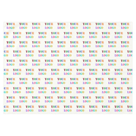 Nappe Logo de l'entreprise personnalisée Table de promot (Devant (Horizontal))