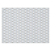 Nappe Logo Motif de marque commerciale Poudre bleu (Devant (Horizontal))
