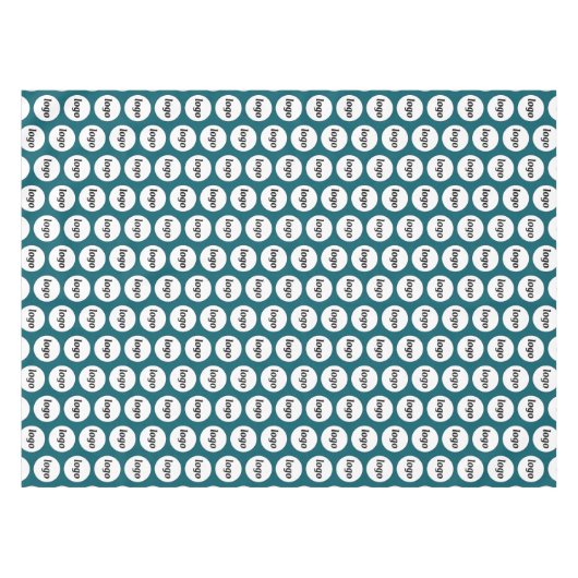 Nappe Logo Motif Marque commerciale Turquoise vert (Devant (Horizontal))