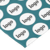 Nappe Logo Motif Marque commerciale Turquoise vert (Angle)