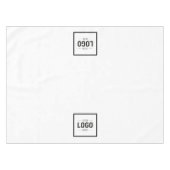 Nappe Logo noir blanc commercial promotion (Devant (Horizontal))