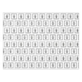 Nappe Logo noir blanc commercial promotion (Devant (Horizontal))