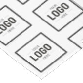 Nappe Logo noir blanc commercial promotion (Angle)