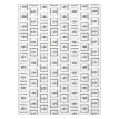 Nappe Logo noir blanc commercial promotion (Devant)