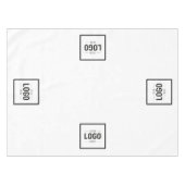 Nappe Logo noir blanc commercial promotion (Devant (Horizontal))