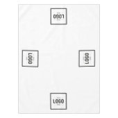 Nappe Logo noir blanc commercial promotion (Devant)