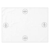 Nappe Logo personnalisé 4 Cercles Entreprise Restaurant  (Devant (Horizontal))