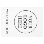 Nappe Logo promotionnel personnalisé - Pas de commande m (Devant (Horizontal))