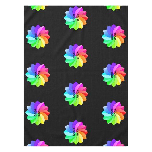 Nappe Logo Salon d'affaires Restaurant Hôtel Noir (Devant)