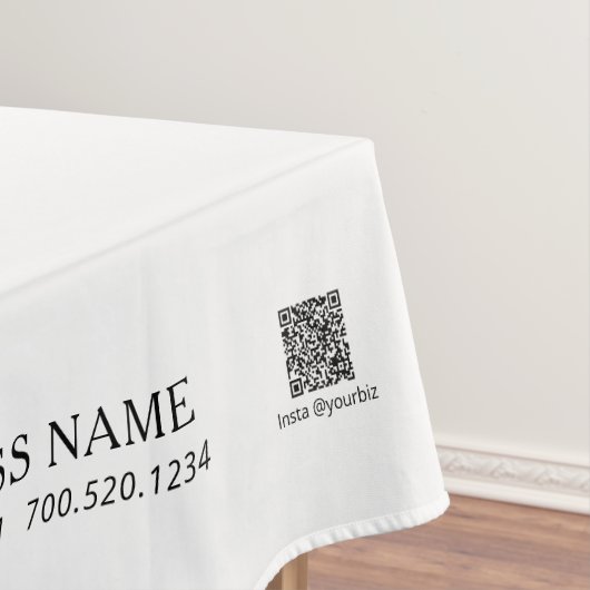 Nappe Logo simple de société en noir et blanc pour expos (In Situ)