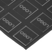 Nappe Logo Simple Professionnel Entreprise Noir (Angle)