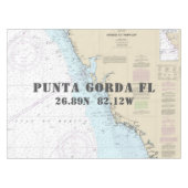 Nappe Longitude marine Latitude Punta Gorda Floride (Devant (Horizontal))
