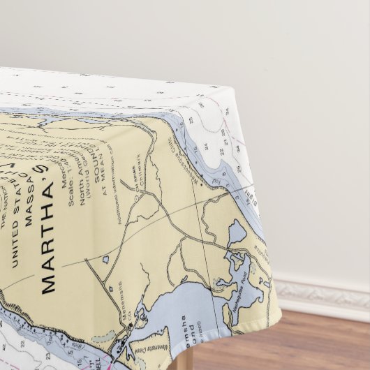 Nappe Longitude nautique Latitude Vignoble Martha (In Situ)