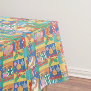 Nappe LOONEY TUNES™   Joyeuses fêtes Motif de Noël