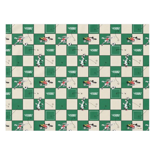 Nappe LOONEY TUNES™ Soccer Grid Pattern (Devant (Horizontal))