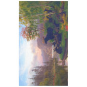 Nappe L'orignal majestueux dans un paysage d'automne sué (Devant)