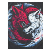 Nappe Loup lunaire double sauvage (Devant)