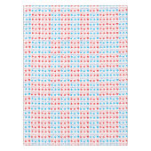 Nappe LOVE est une citation LOVE en rouge et bleu (Devant)