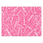 Nappe LOVE - Multi Language - Personnalisable Internatio (Devant (Horizontal))