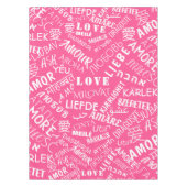 Nappe LOVE - Multi Language - Personnalisable Internatio (Devant)
