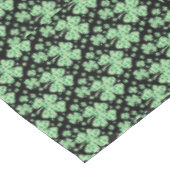 Nappe Lucky Four Leaf Clover Motif irlandais St Patrick (Angle)