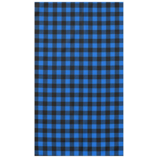 Nappe Lumberjack Style - tissu bleu + vos idées (Devant)