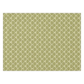 Nappe Lumière Motif carré feuille or Lime (Devant (Horizontal))