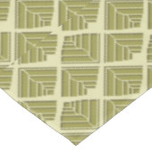 Nappe Lumière Motif carré feuille or Lime (Angle)