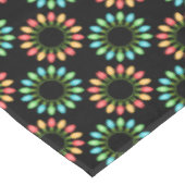 Nappe Lumières de Noël dans les cercles colorés (Angle)