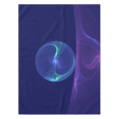Nappe Lumineuse Bleu Violet Rêve Abstrait Fractal Art (Devant)