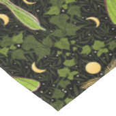 Nappe Luna moth, phases de lune et damas de lierre 2 (Angle)
