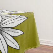 Nappe Lupine Mustard Yellow Botanical Tablecloth (In Situ)