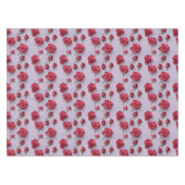 Nappe Lush Red Roses With Soft Dewy Petals  (Devant (Horizontal))