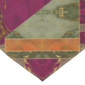 Nappe Luxe d'automne | Joyau d'or géométrique Marbre de (Angle)