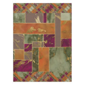 Nappe Luxe d'automne | Joyau d'or géométrique Marbre de (Devant)