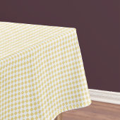 Nappe Luxe Jaune Or Blanc À damiers Motif Retro