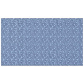 Nappe Luxe Moderne Élégant Amour Bleu Coeur (Devant (Horizontal))